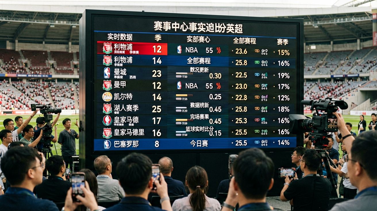 电子记分牌显示实时数据